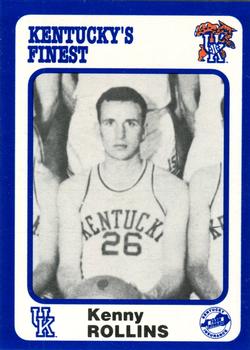 1988-89 Kentucky's Finest Collegiate Collection #20 Kenny Rollins Front
