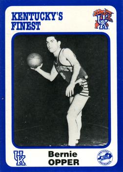 1988-89 Kentucky's Finest Collegiate Collection #28 Bernie Opper Front