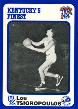 1988-89 Kentucky's Finest Collegiate Collection #44 Lou Tsioropoulos Front