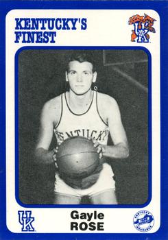 1988-89 Kentucky's Finest Collegiate Collection #45 Gayle Rose Front