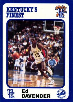 1988-89 Kentucky's Finest Collegiate Collection #47 Ed Davender Front