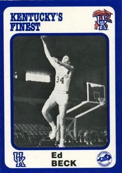 1988-89 Kentucky's Finest Collegiate Collection #69 Ed Beck Front