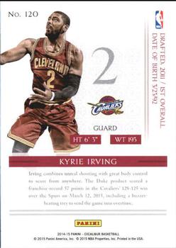2014-15 Panini Excalibur #120 Kyrie Irving Back