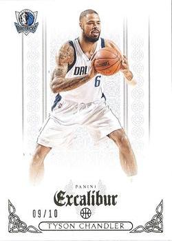 2014-15 Panini Excalibur - Gold #25 Tyson Chandler Front