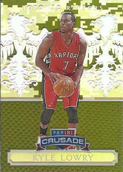2014-15 Panini Excalibur - Crusade Camouflage #7 Kyle Lowry Front