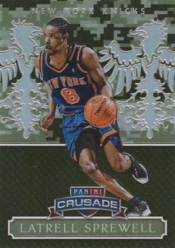 2014-15 Panini Excalibur - Crusade Camouflage #138 Latrell Sprewell Front