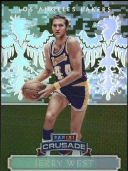 2014-15 Panini Excalibur - Crusade Camouflage #143 Jerry West Front