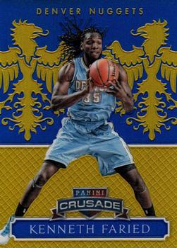2014-15 Panini Excalibur - Crusade Blue #51 Kenneth Faried Front