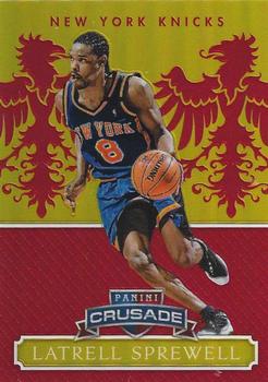 2014-15 Panini Excalibur - Crusade Red #138 Latrell Sprewell Front
