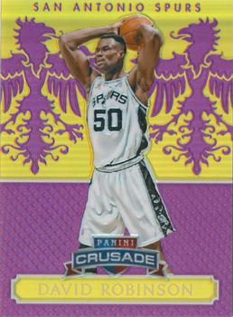 2014-15 Panini Excalibur - Crusade Purple #157 David Robinson Front