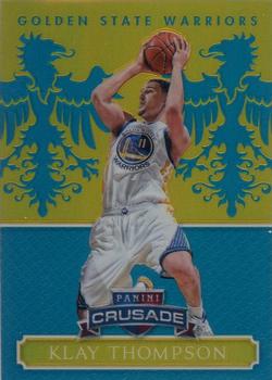 2014-15 Panini Excalibur - Crusade Teal #18 Klay Thompson Front