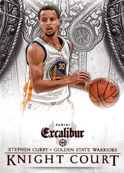 2014-15 Panini Excalibur - Knight Court #10 Stephen Curry Front