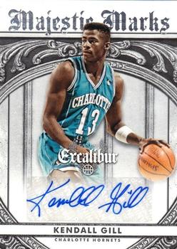 2014-15 Panini Excalibur - Majestic Marks #8 Kendall Gill Front