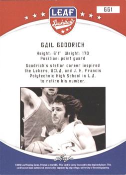 2012-13 Leaf Retail #GG1 Gail Goodrich Back