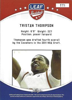 2012-13 Leaf Retail #TT1 Tristan Thompson Back
