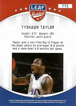 2012-13 Leaf Retail #TT2 Tyshawn Taylor Back