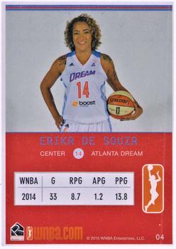 2015 Rittenhouse WNBA #4 Erika de Souza Back