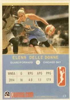 2015 Rittenhouse WNBA #13 Elena Delle Donne Back