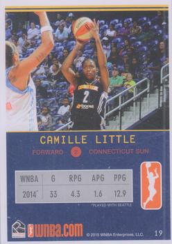 2015 Rittenhouse WNBA #19 Camille Little Back