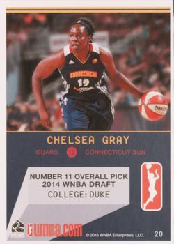 2015 Rittenhouse WNBA #20 Chelsea Gray Back