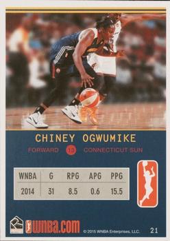 2015 Rittenhouse WNBA #21 Chiney Ogwumike Back