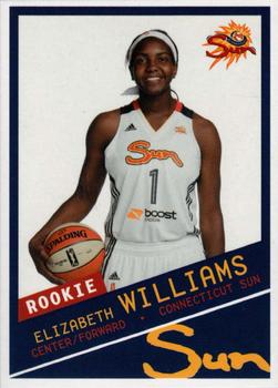 2015 Rittenhouse WNBA #22 Elizabeth Williams Front