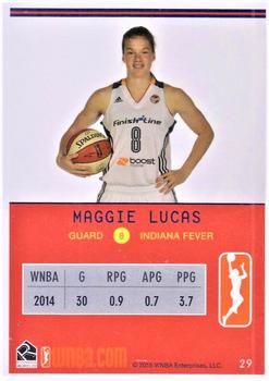 2015 Rittenhouse WNBA #29 Maggie Lucas Back