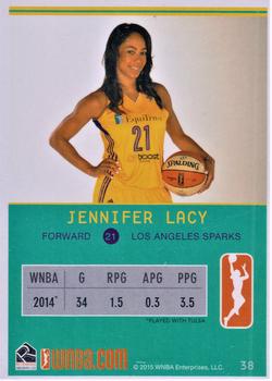 2015 Rittenhouse WNBA #38 Jennifer Lacy Back