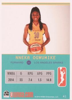 2015 Rittenhouse WNBA #41 Nneka Ogwumike Back
