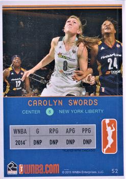 2015 Rittenhouse WNBA #52 Carolyn Swords Back