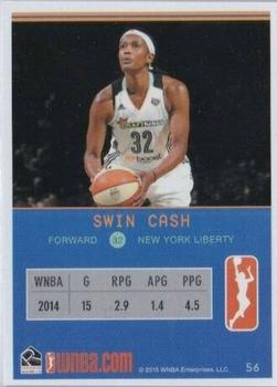 2015 Rittenhouse WNBA #56 Swin Cash Back