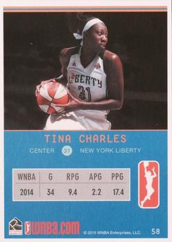 2015 Rittenhouse WNBA #58 Tina Charles Back