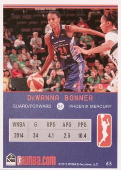 2015 Rittenhouse WNBA #63 DeWanna Bonner Back