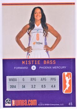 2015 Rittenhouse WNBA #65 Mistie Bass Back