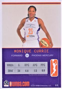2015 Rittenhouse WNBA #66 Monique Currie Back