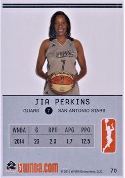 2015 Rittenhouse WNBA #70 Jia Perkins Back