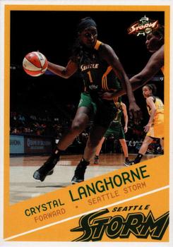 2015 Rittenhouse WNBA #77 Crystal Langhorne Front