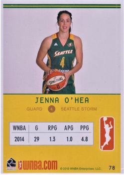 2015 Rittenhouse WNBA #78 Jenna O'Hea Back