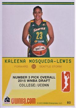 2015 Rittenhouse WNBA #80 Kaleena Mosqueda-Lewis Back