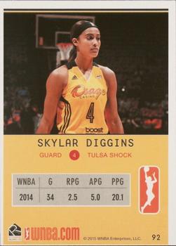 2015 Rittenhouse WNBA #92 Skylar Diggins Back