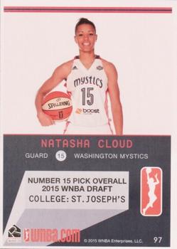 2015 Rittenhouse WNBA #97 Natasha Cloud Back