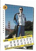 1991-92 Skybox Canadian Minis #18 Chris Mullin Back
