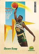 1991-92 Skybox Canadian Minis #44 Shawn Kemp Front