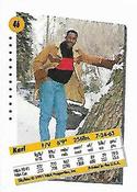 1991-92 Skybox Canadian Minis #46 Karl Malone Back