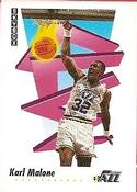 1991-92 Skybox Canadian Minis #46 Karl Malone Front