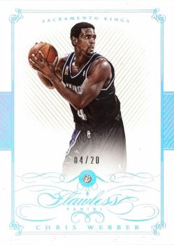 2014-15 Panini Flawless #93 Chris Webber Front