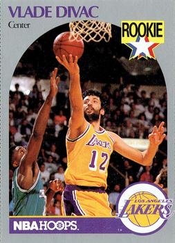 1990 Hoops Team Night Los Angeles Lakers #NNO Vlade Divac Front