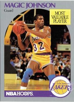 1990 Hoops Team Night Los Angeles Lakers #NNO Magic Johnson Front