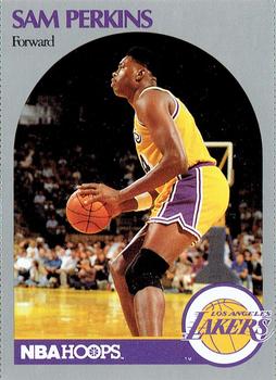 1990 Hoops Team Night Los Angeles Lakers #NNO Sam Perkins Front