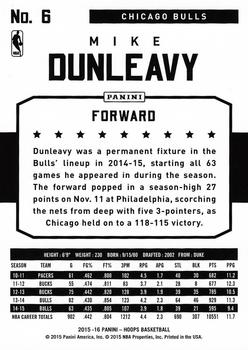 2015-16 Hoops #6 Mike Dunleavy Jr. Back